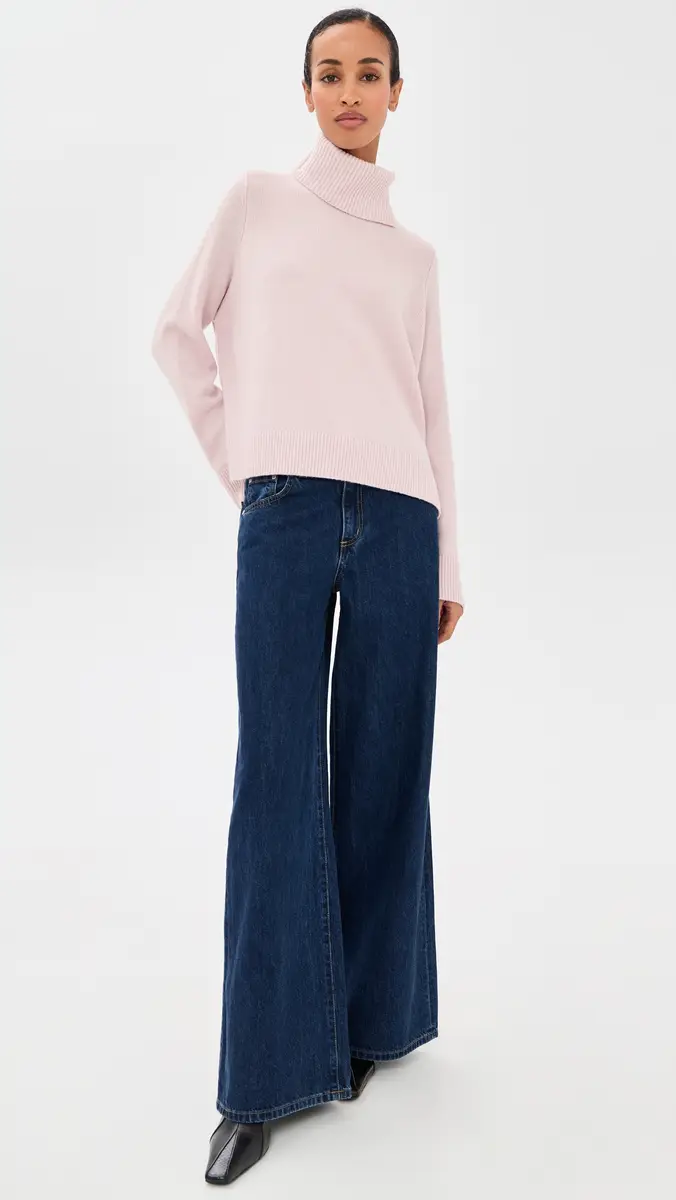 Vince Swing Turtleneck Slit Sweater | Thumbnail 5 Vince Swing Turtleneck Slit Sweater | Thumbnail 5