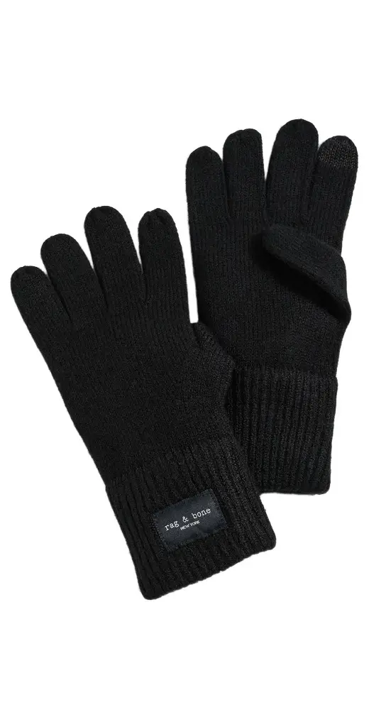 rag & bone Blake Wool Blend Tech Gloves