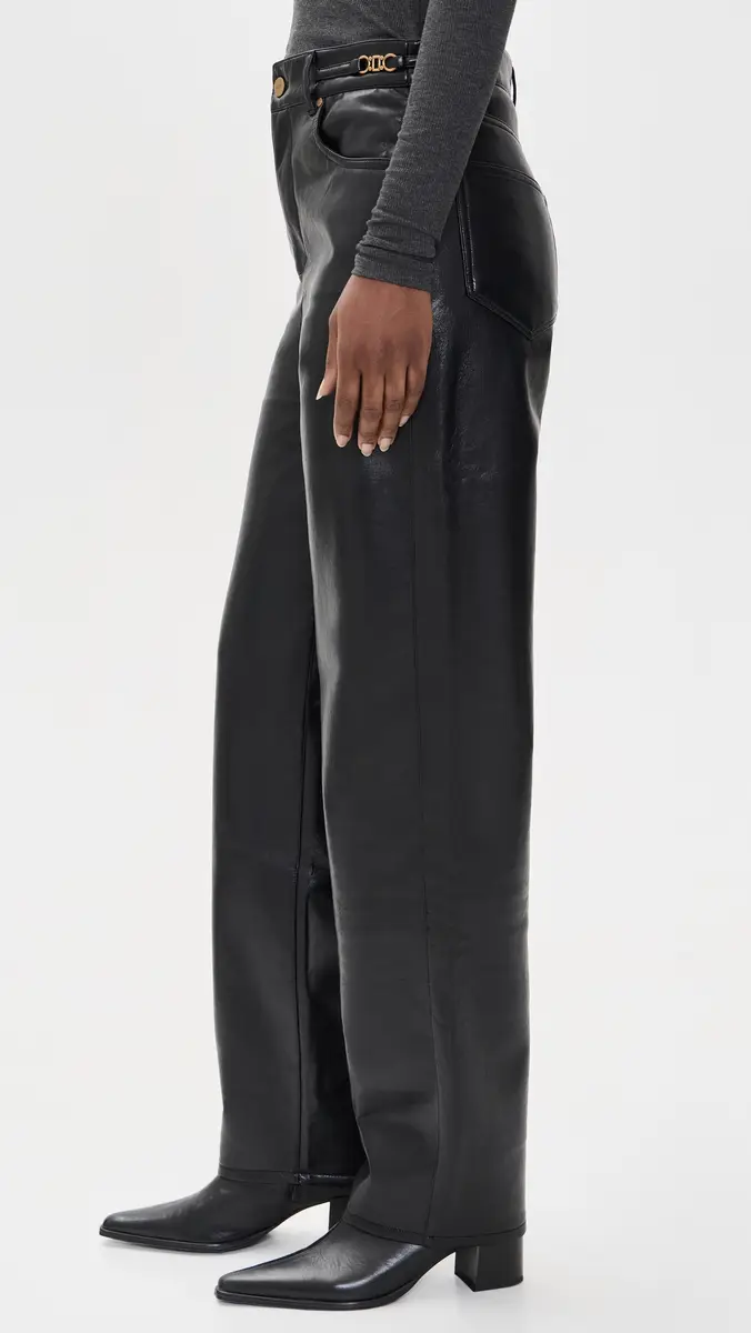 PAIGE Emilie Leather Blend Pants | Thumbnail 4 PAIGE Emilie Leather Blend Pants | Thumbnail 4