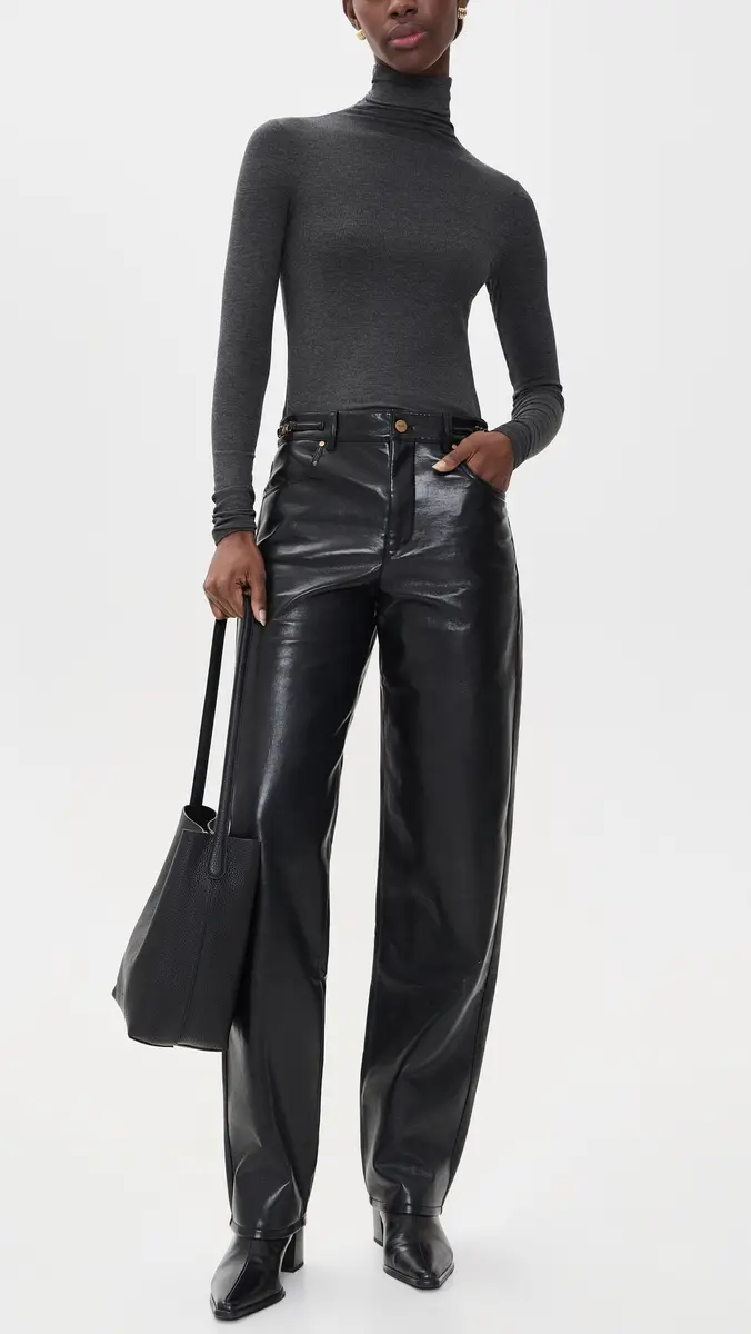 PAIGE Emilie Leather Blend Pants | Thumbnail 5 PAIGE Emilie Leather Blend Pants | Thumbnail 5