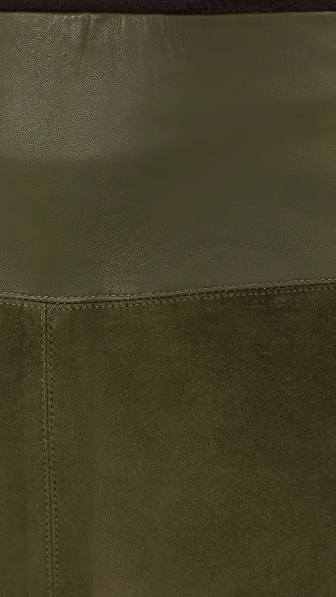 TANYA TAYLOR Suede Combo Hudson Skirt | Thumbnail 6 TANYA TAYLOR Suede Combo Hudson Skirt | Thumbnail 6