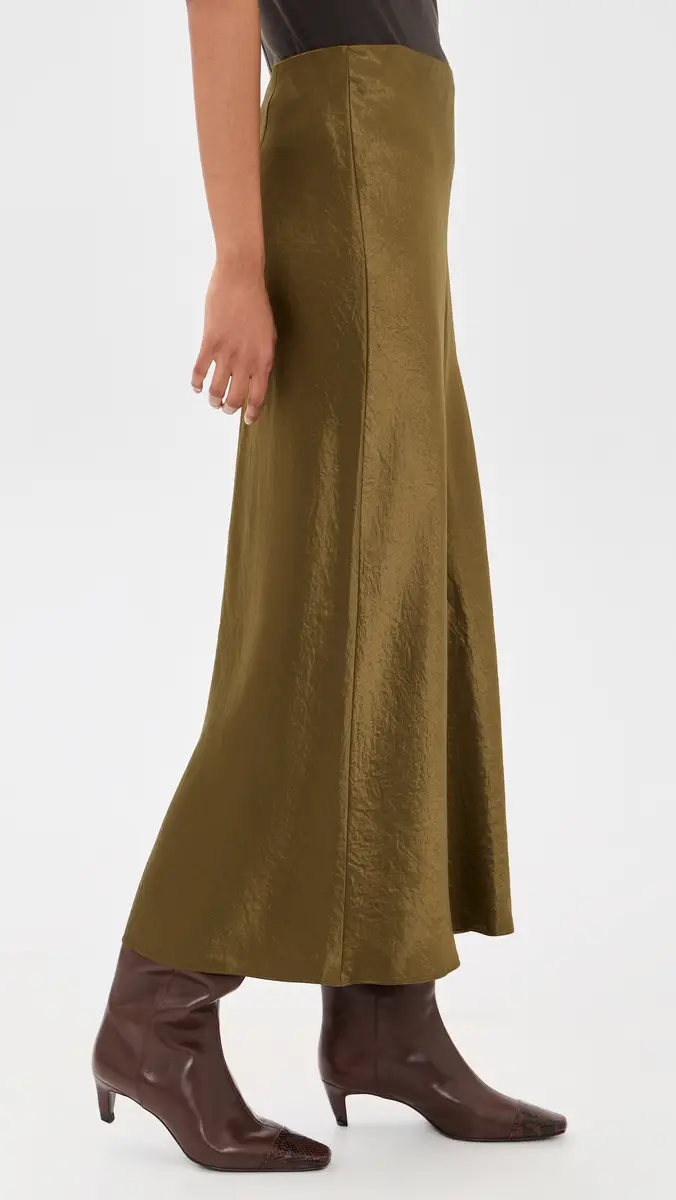 Vince Side Slit Slip Skirt | Thumbnail 4 Vince Side Slit Slip Skirt | Thumbnail 4