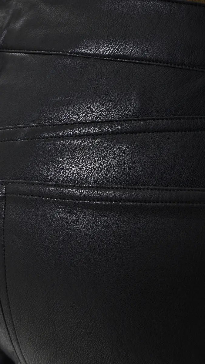 GOOD AMERICAN The Better Than Faux Leather Low Rise Boot Cut Pants | Thumbnail 6 GOOD AMERICAN The Better Than Faux Leather Low Rise Boot Cut Pants | Thumbnail 6