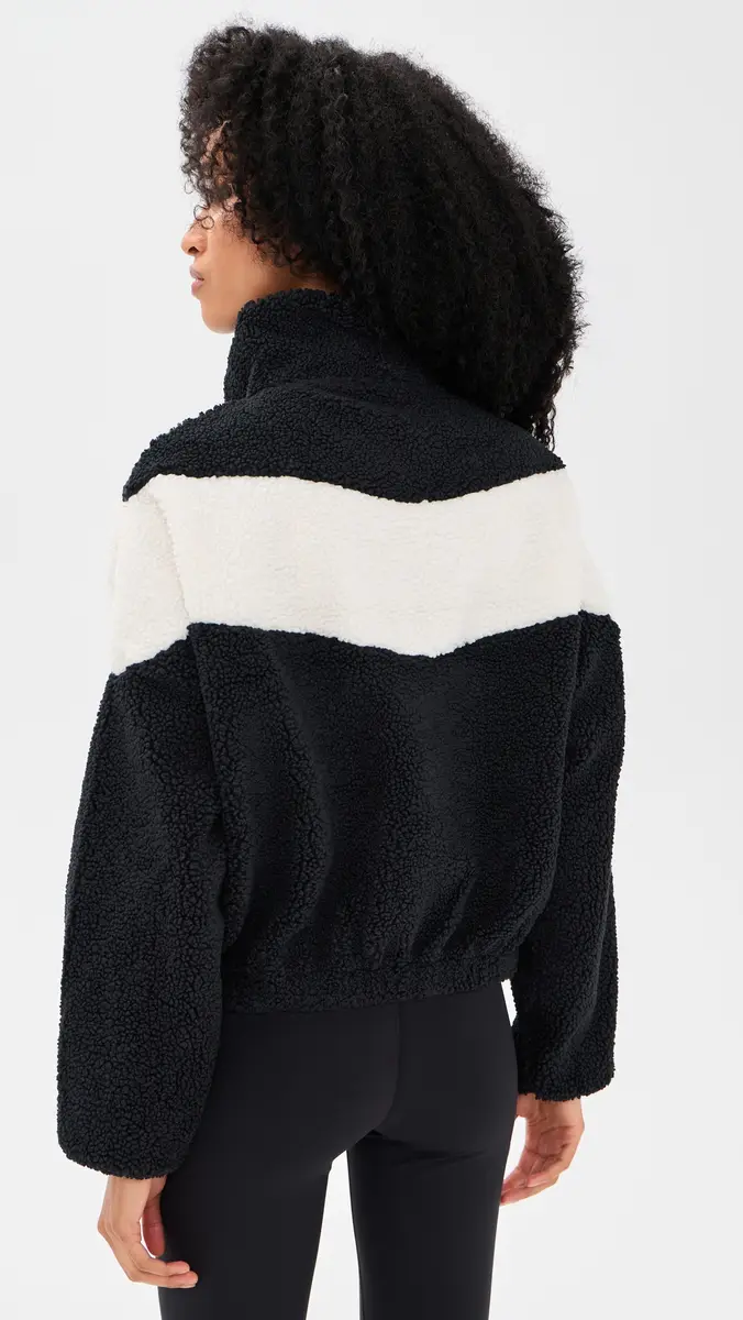 Splits59 Lottie Chevron Sherpa Full Zip Jacket | Thumbnail 3 Splits59 Lottie Chevron Sherpa Full Zip Jacket | Thumbnail 3