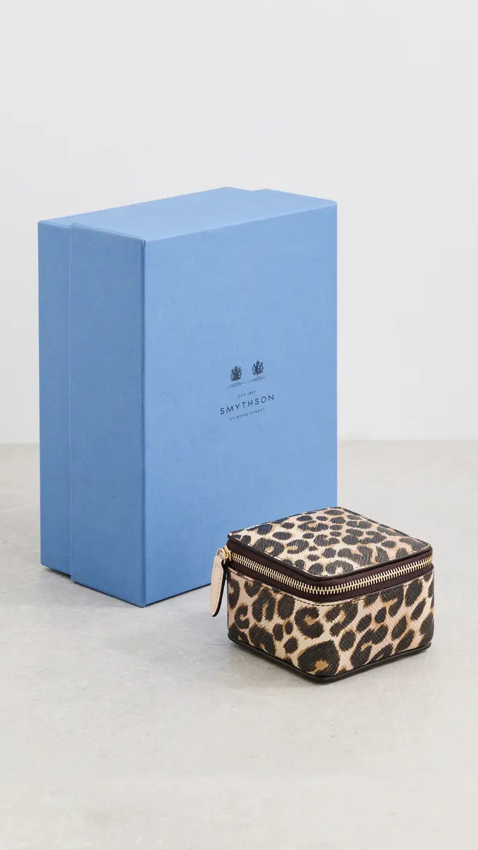 Smythson Medium Leopard Trinket Case | Thumbnail 3