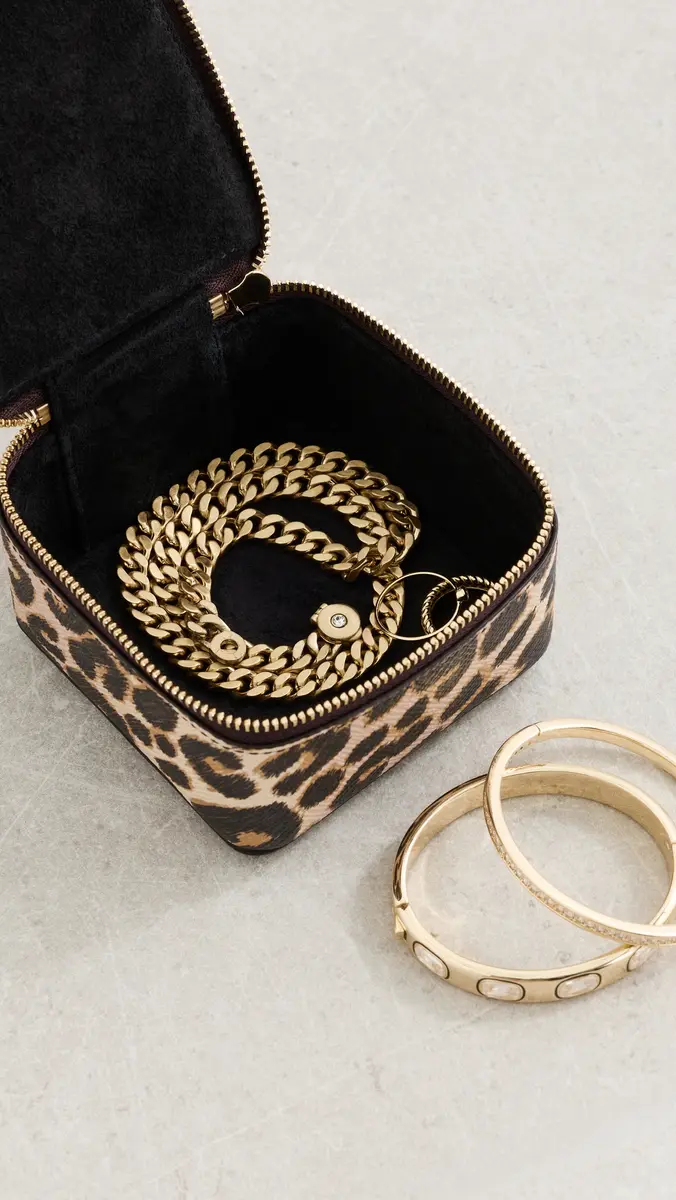 Smythson Medium Leopard Trinket Case | Thumbnail 4