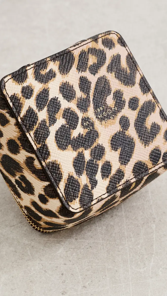 Smythson Medium Leopard Trinket Case | Thumbnail 5