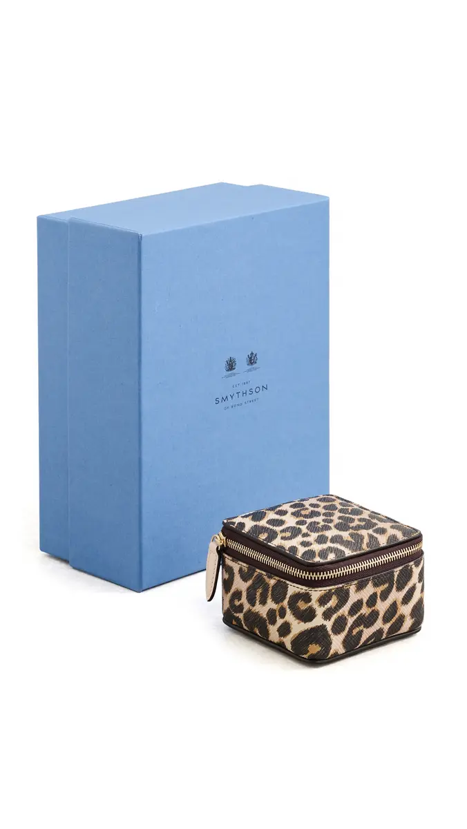 Smythson Medium Leopard Trinket Case | Thumbnail 6