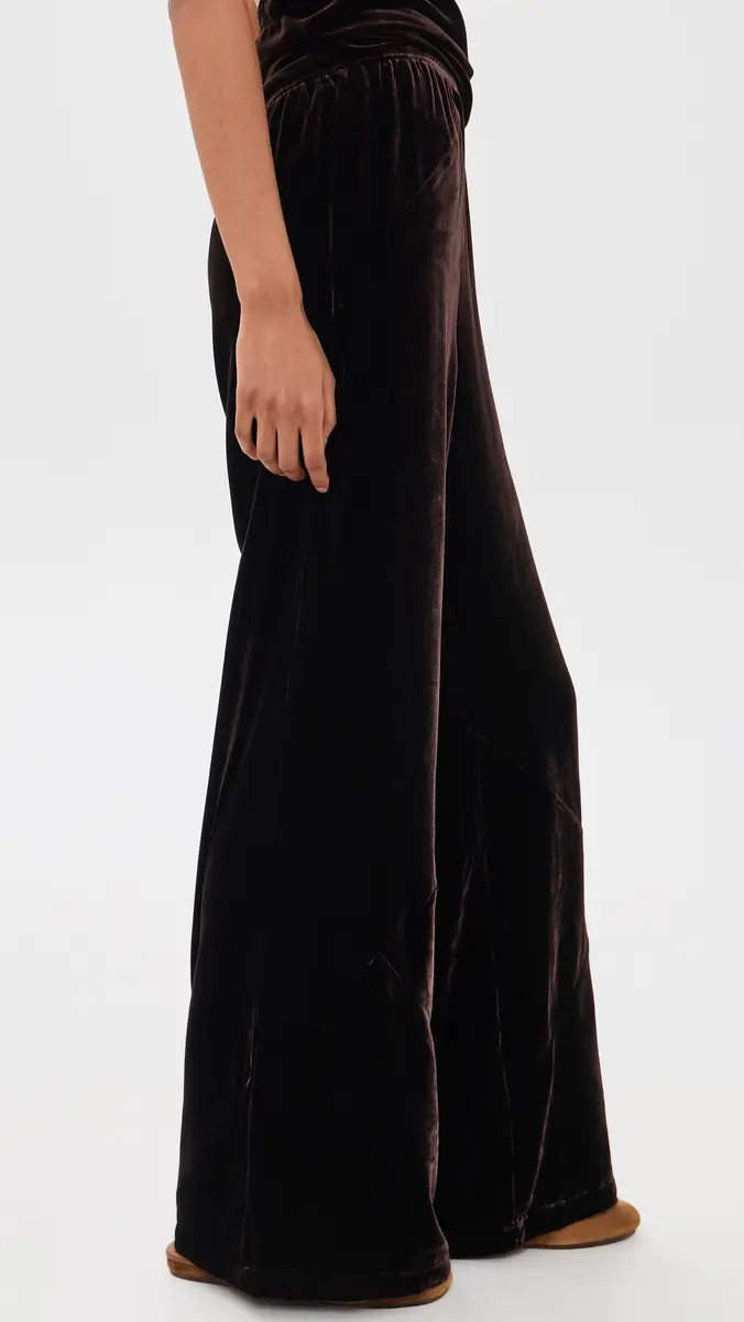 Paris Georgia Velvet Bias Lounge Pants | Thumbnail 4 Paris Georgia Velvet Bias Lounge Pants | Thumbnail 4