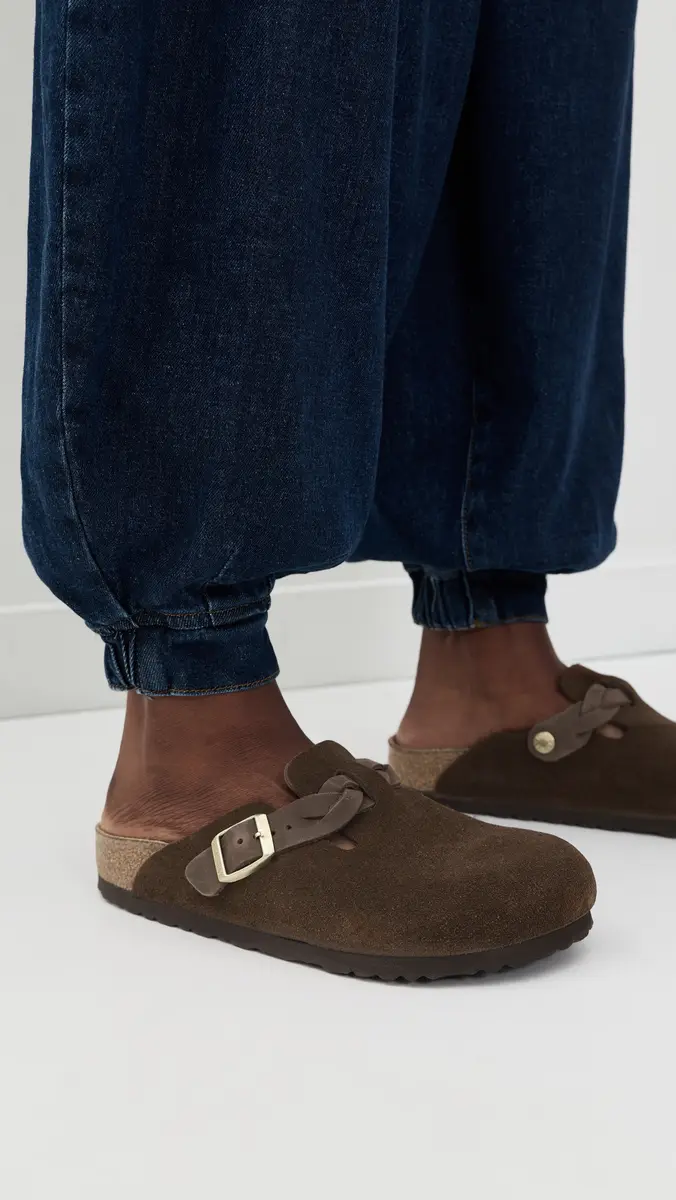 Birkenstock Boston Braided Clogs | Thumbnail 3 Birkenstock Boston Braided Clogs | Thumbnail 3