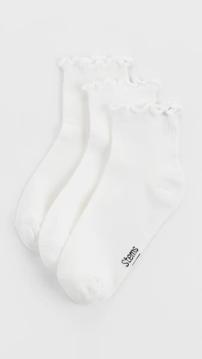 Stems Everyday Classic Ruffle Socks 3 Pack | Thumbnail 2