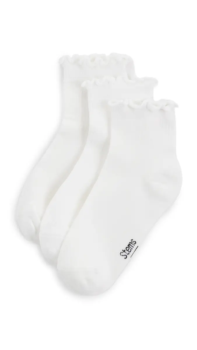 Stems Everyday Classic Ruffle Socks 3 Pack | Thumbnail 4