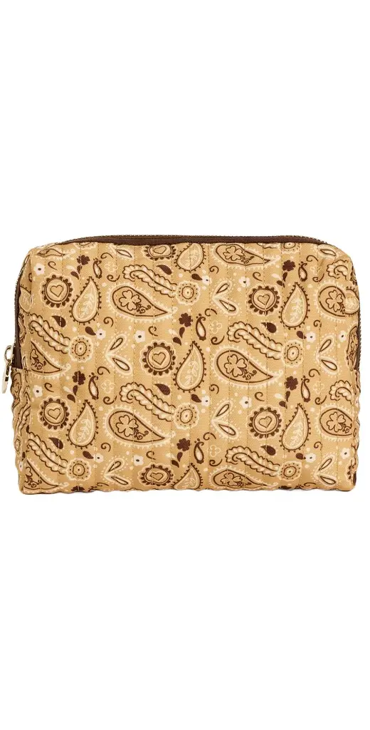 Stoney Clover Lane Large Bandana Print Canvas Pouch