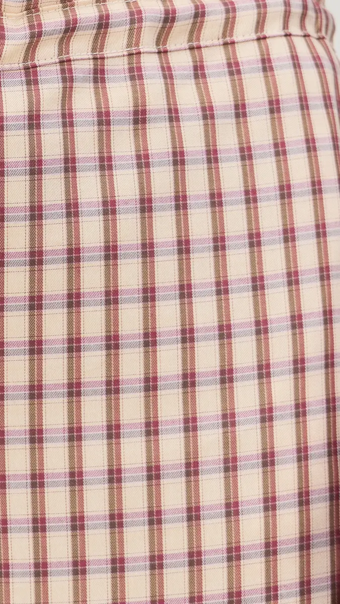 DONNI. DONNI. The Tencel Plaid Tie Pants | Thumbnail 6 DONNI. DONNI. The Tencel Plaid Tie Pants | Thumbnail 6
