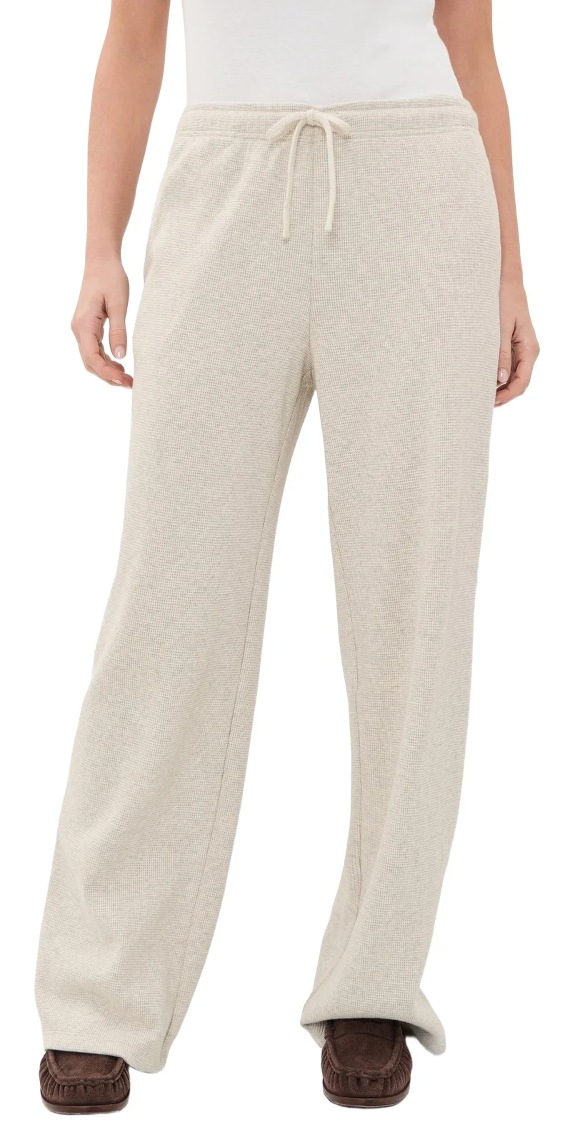perfectwhitetee Zadie Waffle Sweatpants