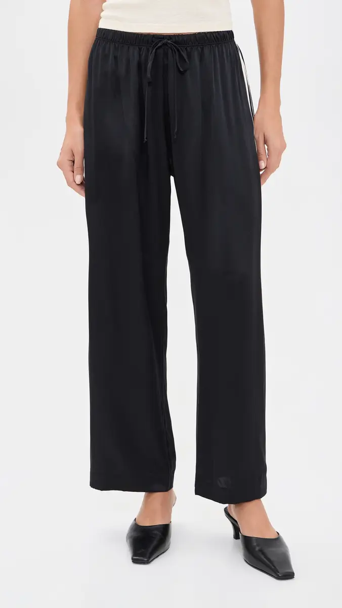 DONNI. DONNI. The Silk Stripe Crop Pants | Thumbnail 2 DONNI. DONNI. The Silk Stripe Crop Pants | Thumbnail 2