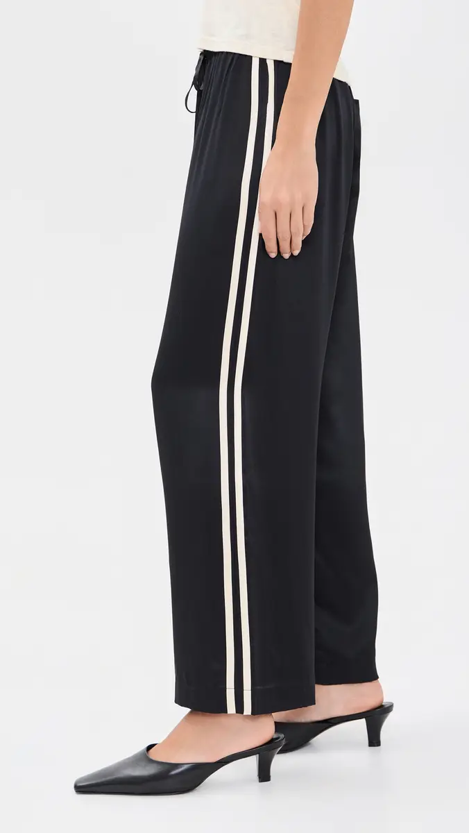 DONNI. DONNI. The Silk Stripe Crop Pants | Thumbnail 4 DONNI. DONNI. The Silk Stripe Crop Pants | Thumbnail 4
