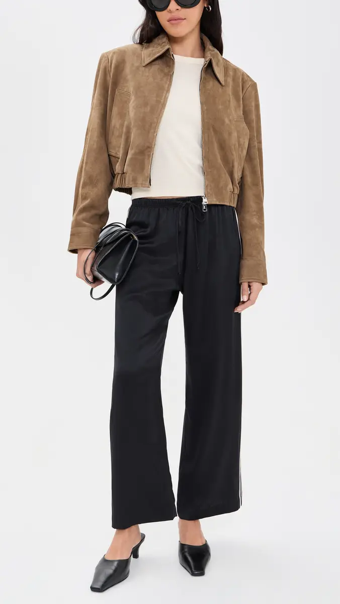 DONNI. DONNI. The Silk Stripe Crop Pants | Thumbnail 5 DONNI. DONNI. The Silk Stripe Crop Pants | Thumbnail 5