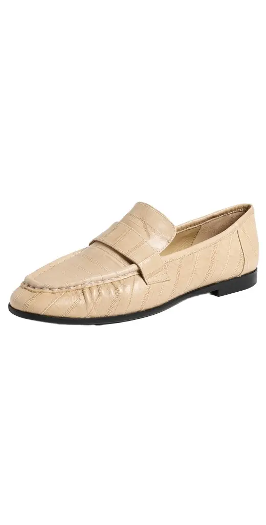 Black Suede Studio Arrow Loafers