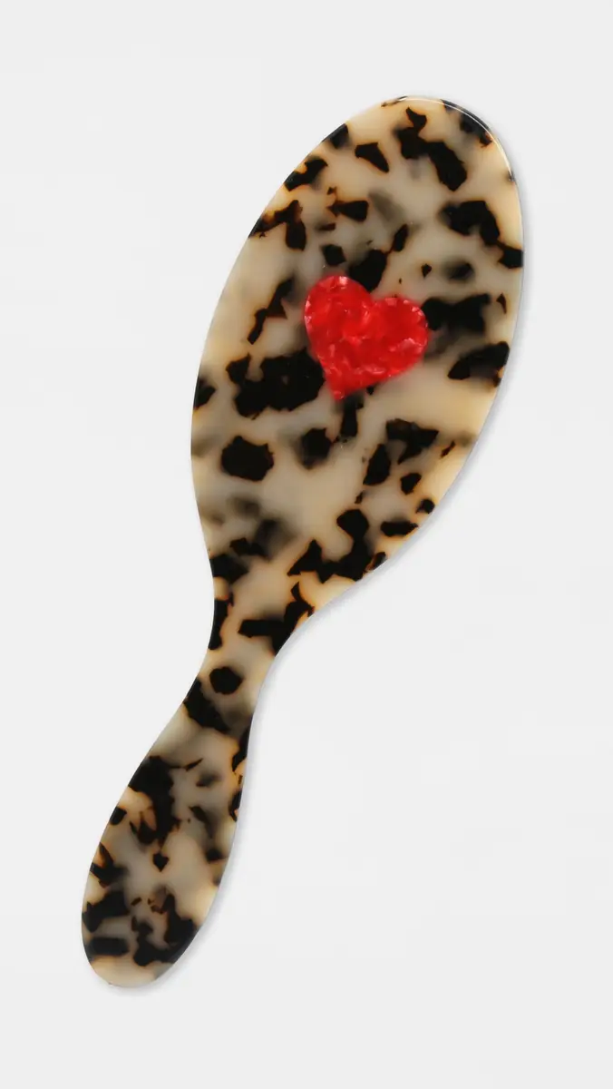 Solar Eclipse Hand-Painted Heart Amazing Hair Day Brush | Thumbnail 2 Solar Eclipse Hand-Painted Heart Amazing Hair Day Brush | Thumbnail 2
