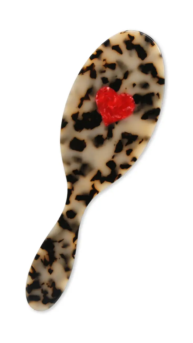 Solar Eclipse Hand-Painted Heart Amazing Hair Day Brush | Thumbnail 5 Solar Eclipse Hand-Painted Heart Amazing Hair Day Brush | Thumbnail 5