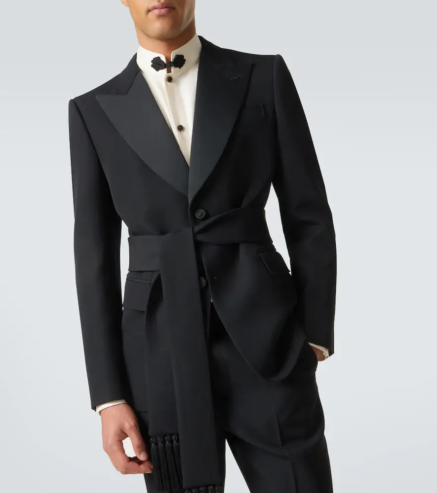 Valentino Garavani Belted virgin wool suit jacket | Thumbnail 4 Valentino Garavani Belted virgin wool suit jacket | Thumbnail 4