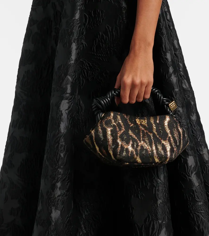 Ganni Bou Mini leopard-print cloqué top-handle bag | Thumbnail 5