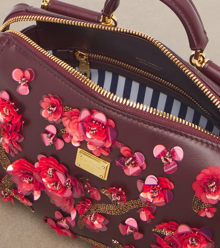 Dolce & Gabbana Vittoria Medium leather top-handle bag | Thumbnail 3