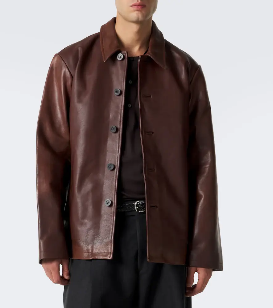 Studio Nicholson Leather jacket | Thumbnail 2 Studio Nicholson Leather jacket | Thumbnail 2