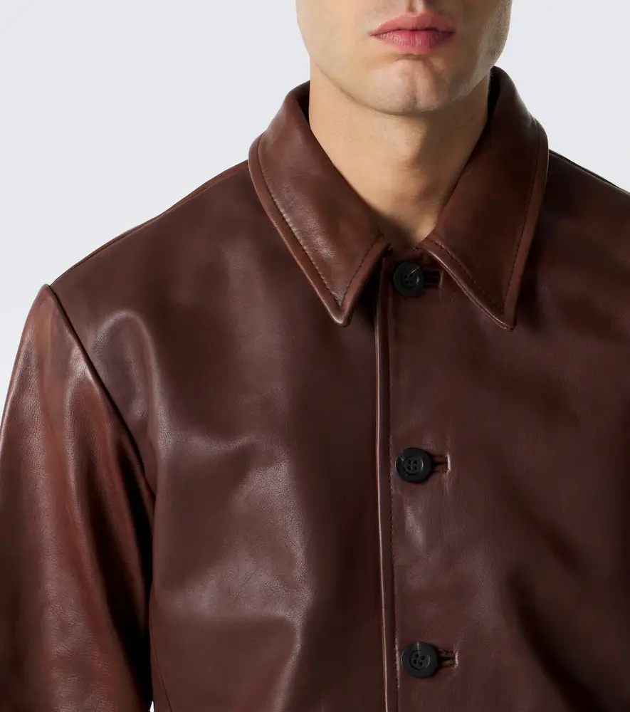 Studio Nicholson Leather jacket | Thumbnail 3 Studio Nicholson Leather jacket | Thumbnail 3