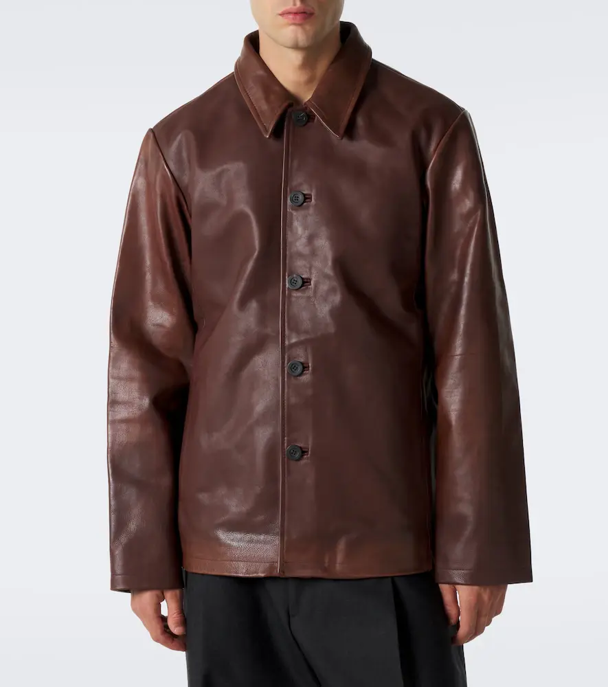 Studio Nicholson Leather jacket | Thumbnail 4 Studio Nicholson Leather jacket | Thumbnail 4