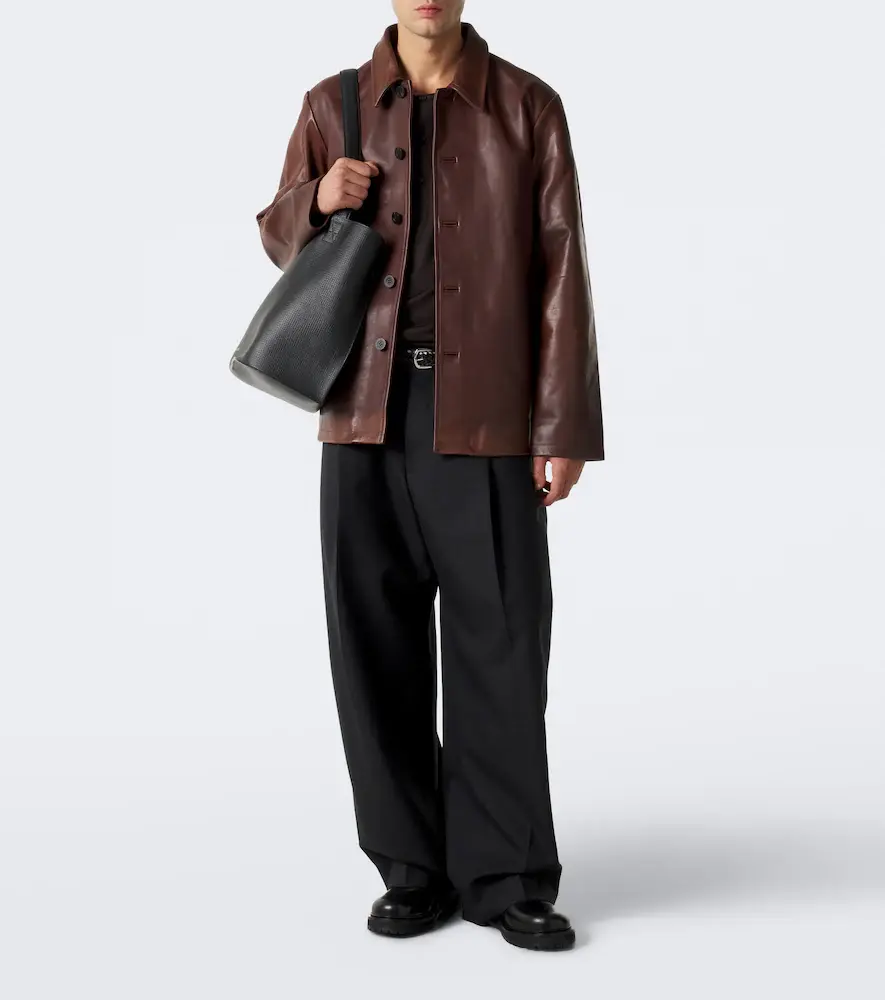 Studio Nicholson Leather jacket | Thumbnail 6 Studio Nicholson Leather jacket | Thumbnail 6