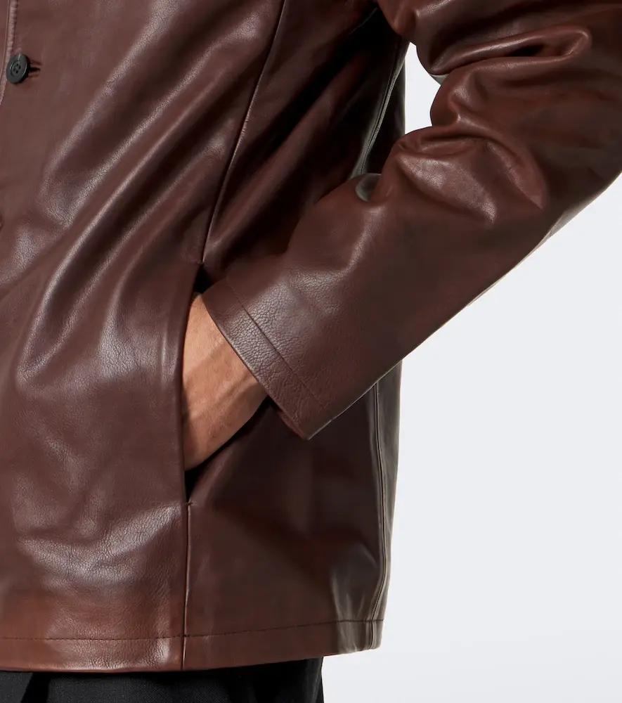 Studio Nicholson Leather jacket | Thumbnail 7 Studio Nicholson Leather jacket | Thumbnail 7