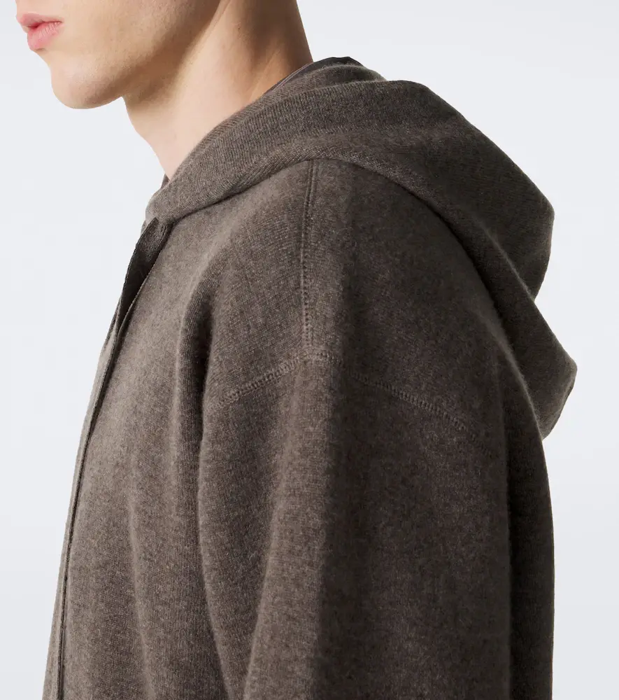 Studio Nicholson Wool and cashmere hoodie | Thumbnail 6 Studio Nicholson Wool and cashmere hoodie | Thumbnail 6