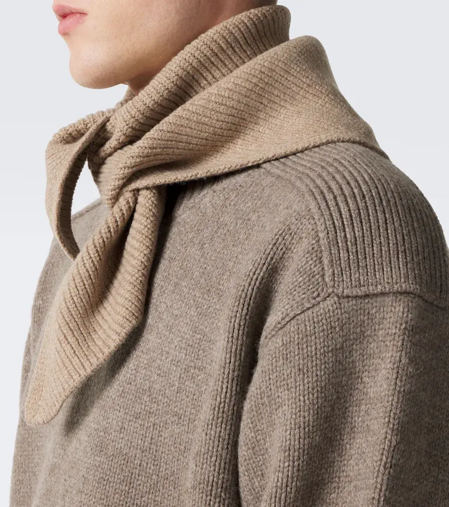 Studio Nicholson Wool scarf | Thumbnail 3 Studio Nicholson Wool scarf | Thumbnail 3