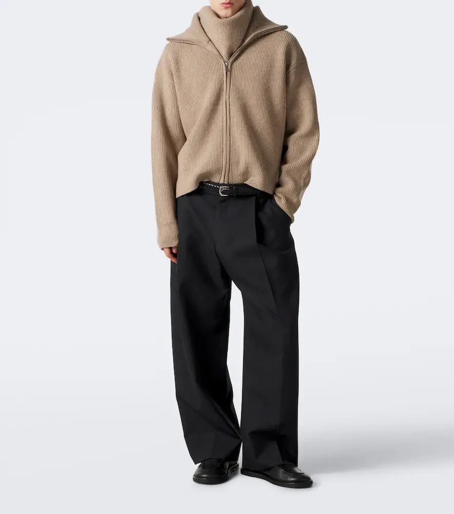 Studio Nicholson Ribbed-knit wool zip-up sweater | Thumbnail 4 Studio Nicholson Ribbed-knit wool zip-up sweater | Thumbnail 4