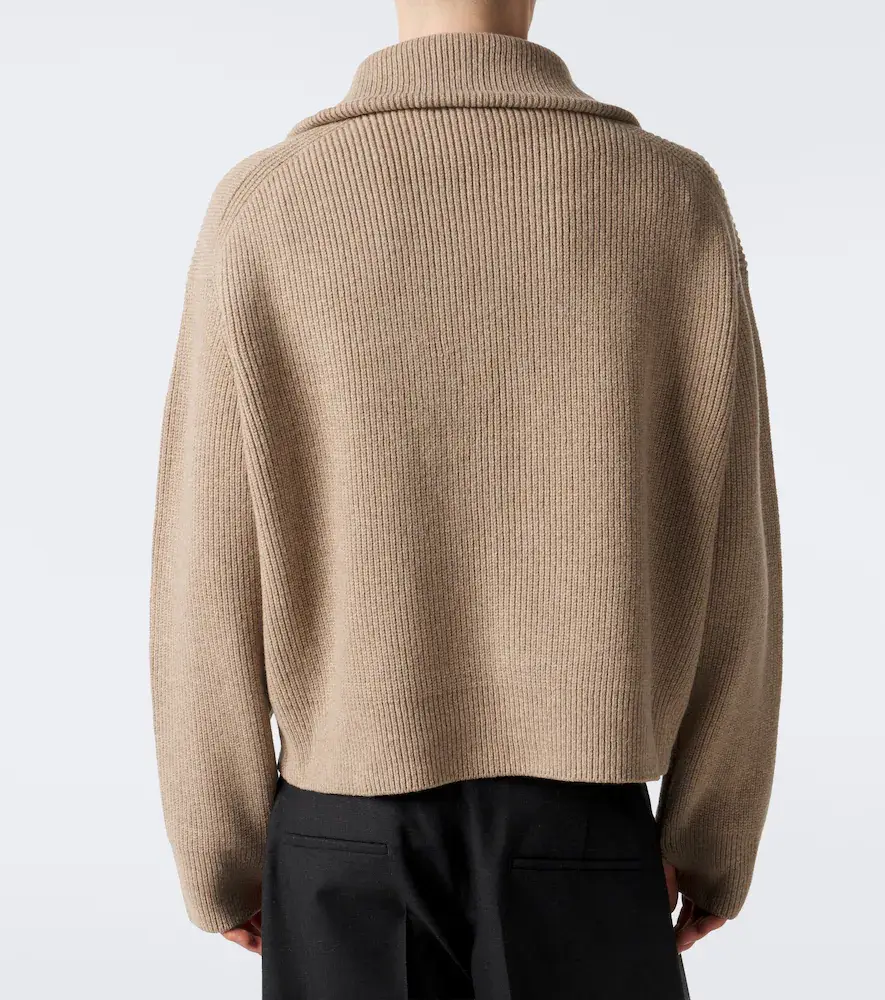 Studio Nicholson Ribbed-knit wool zip-up sweater | Thumbnail 6 Studio Nicholson Ribbed-knit wool zip-up sweater | Thumbnail 6