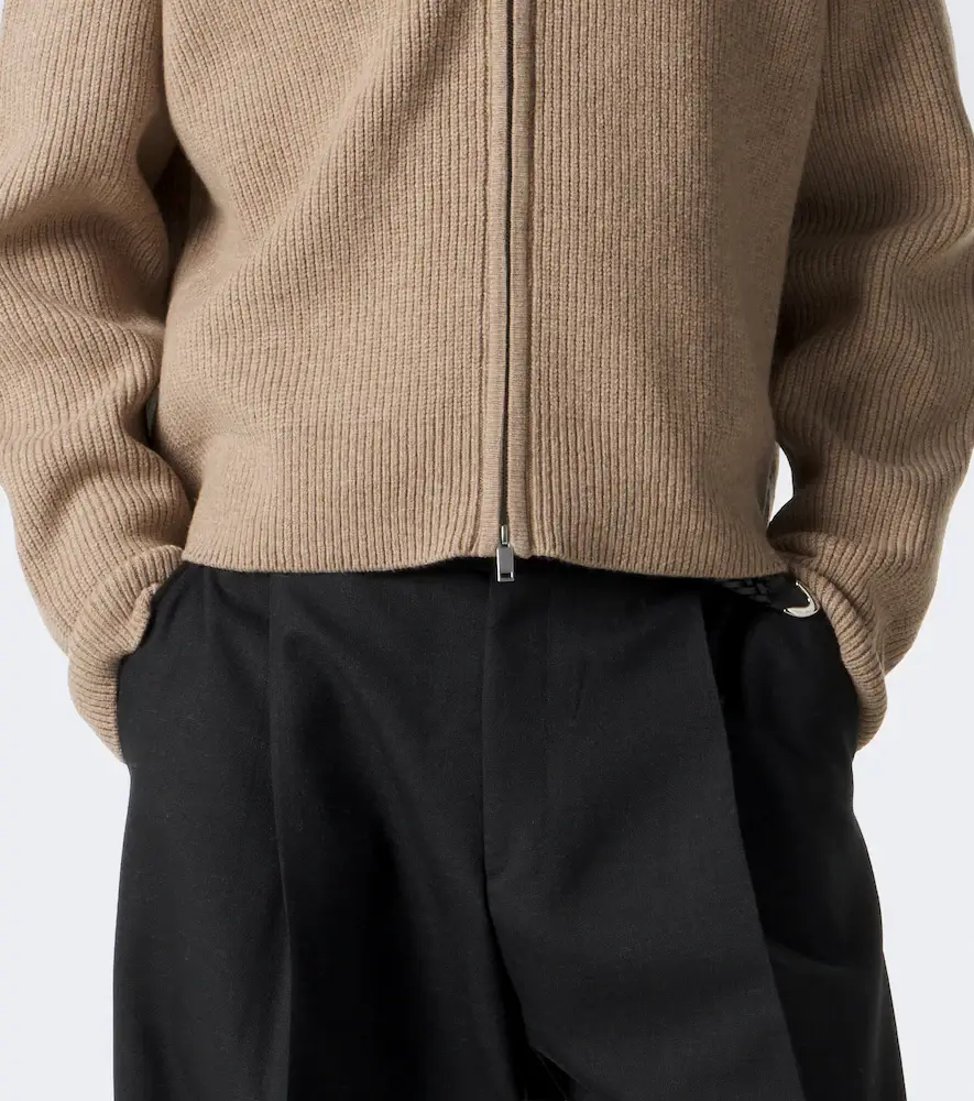 Studio Nicholson Ribbed-knit wool zip-up sweater | Thumbnail 7 Studio Nicholson Ribbed-knit wool zip-up sweater | Thumbnail 7