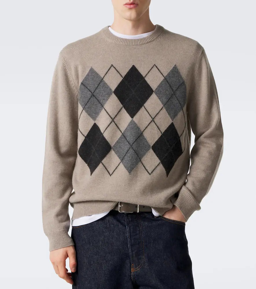Arch4 Mr Hambley argyle cashmere sweater | Thumbnail 2 Arch4 Mr Hambley argyle cashmere sweater | Thumbnail 2