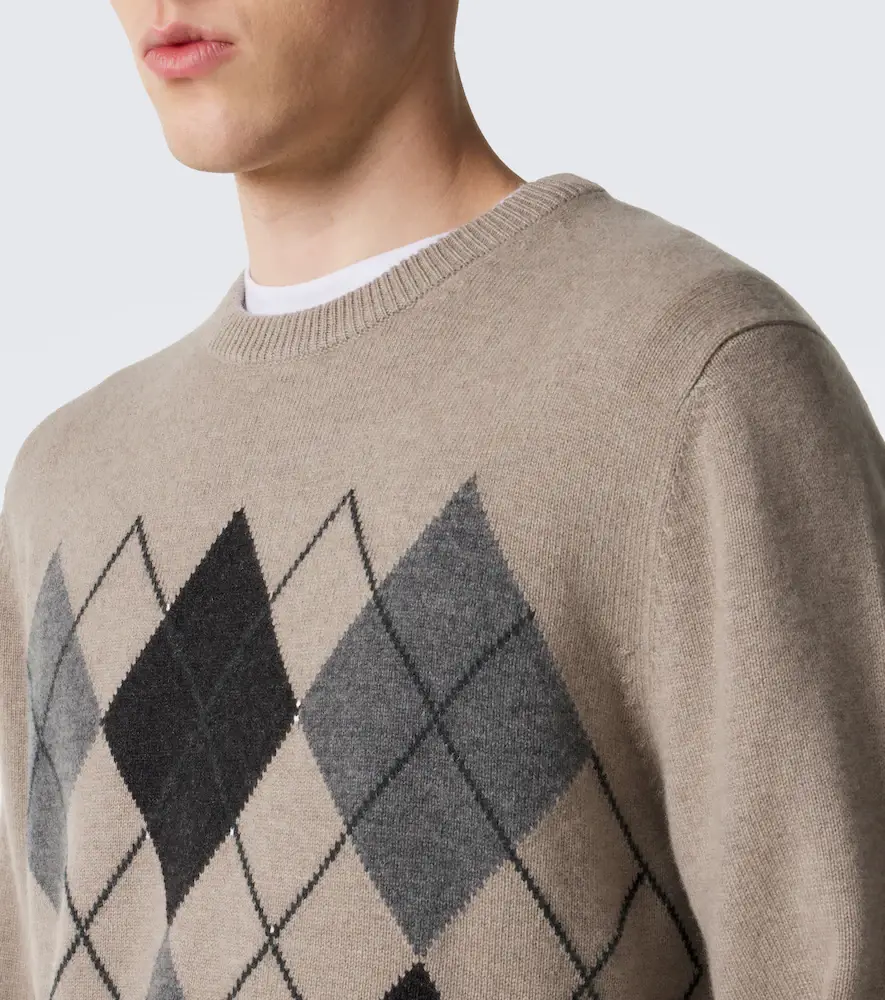 Arch4 Mr Hambley argyle cashmere sweater | Thumbnail 4 Arch4 Mr Hambley argyle cashmere sweater | Thumbnail 4