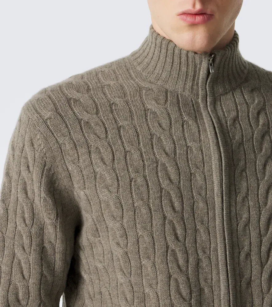 Arch4 Regent Street cable-knit cashmere cardigan | Thumbnail 3 Arch4 Regent Street cable-knit cashmere cardigan | Thumbnail 3