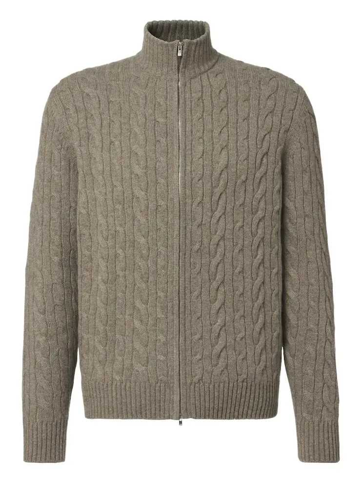 Arch4 Regent Street cable-knit cashmere cardigan