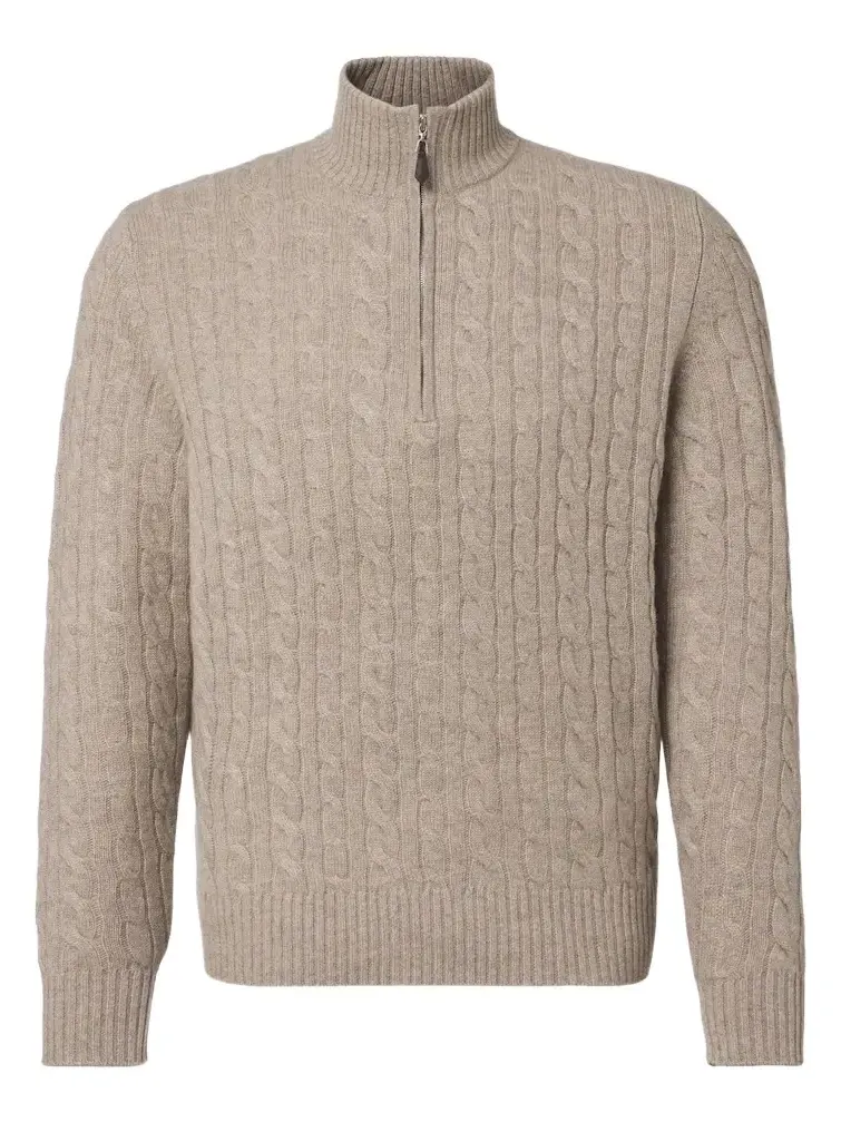Thames cable-knit cashmere sweater