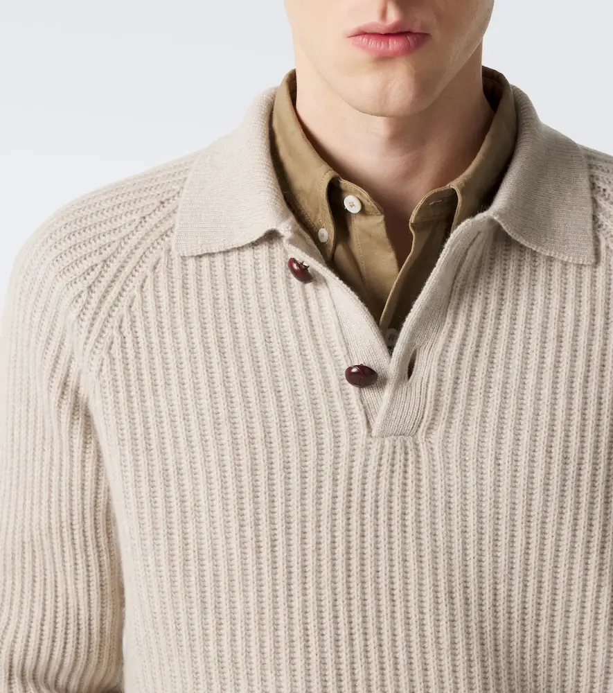 Arch4 Mr Darius cashmere polo sweater | Thumbnail 3 Arch4 Mr Darius cashmere polo sweater | Thumbnail 3