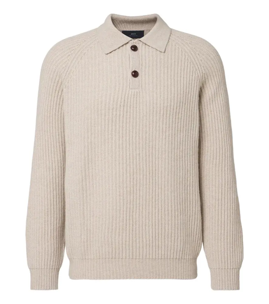 Arch4 Mr Darius cashmere polo sweater