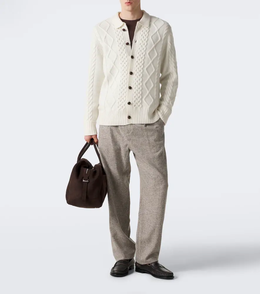 Arch4 Mr Columbia cable-knit cashmere cardigan | Thumbnail 3 Arch4 Mr Columbia cable-knit cashmere cardigan | Thumbnail 3