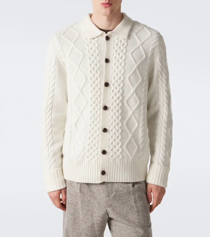 Arch4 Mr Columbia cable-knit cashmere cardigan | Thumbnail 5 Arch4 Mr Columbia cable-knit cashmere cardigan | Thumbnail 5