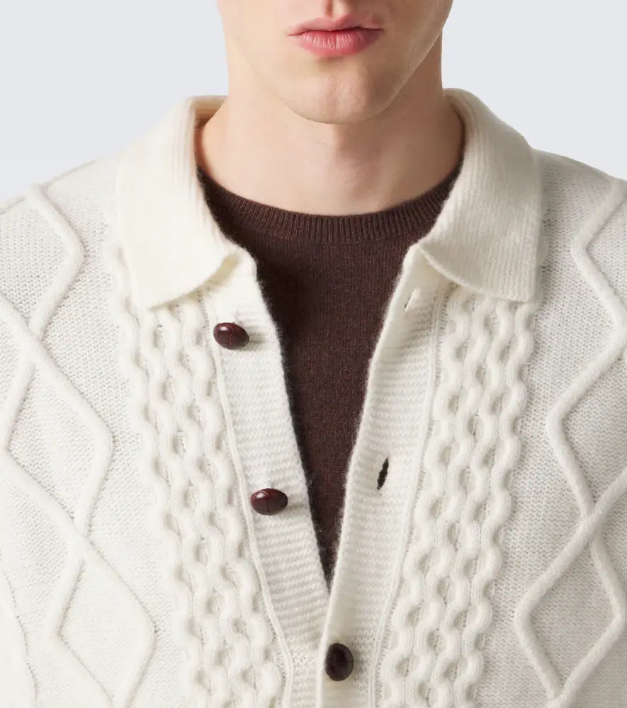 Arch4 Mr Columbia cable-knit cashmere cardigan | Thumbnail 6 Arch4 Mr Columbia cable-knit cashmere cardigan | Thumbnail 6