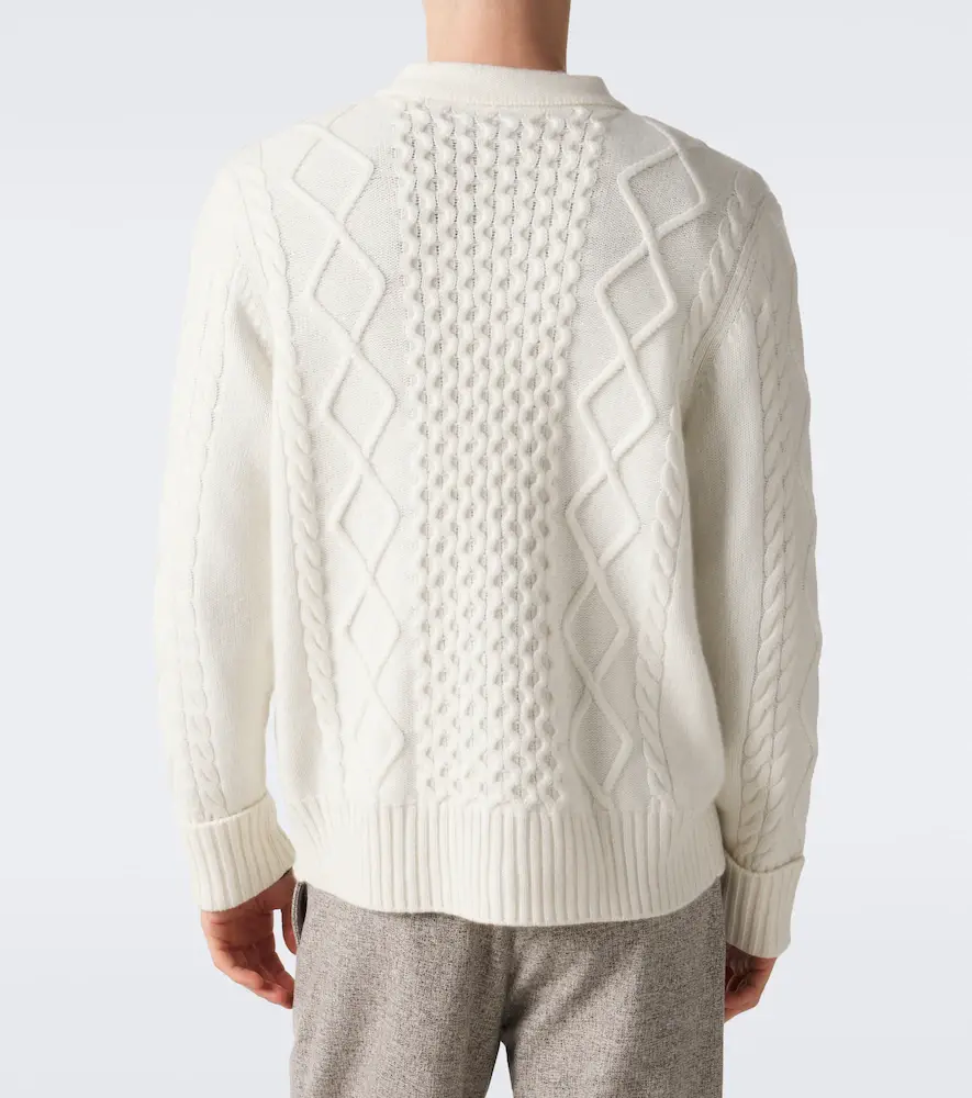 Arch4 Mr Columbia cable-knit cashmere cardigan | Thumbnail 7 Arch4 Mr Columbia cable-knit cashmere cardigan | Thumbnail 7