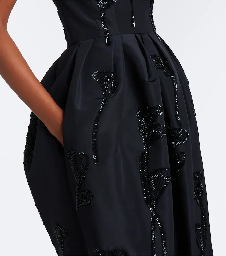 Carolina Herrera Embellished strapless silk bustier gown | Thumbnail 2 Carolina Herrera Embellished strapless silk bustier gown | Thumbnail 2